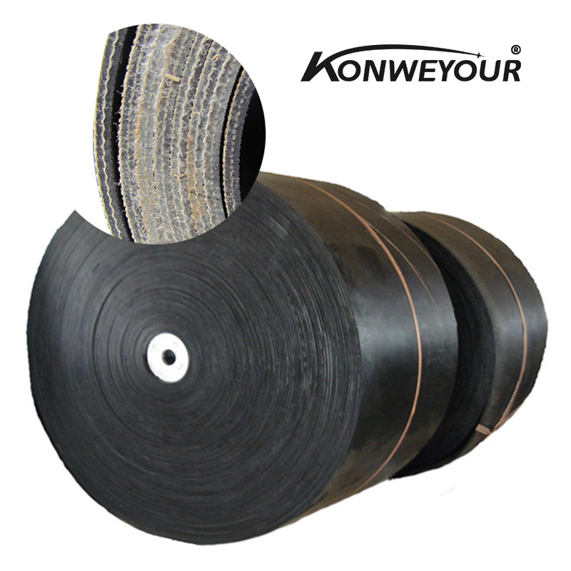 Customized OEM Industrial PVC Canvas/Steel Cord/ Ep/Nylon/Chevron/Corrugated Sidewall/Fabric/ Polyester/Chevron Rubber Conveyor Belt