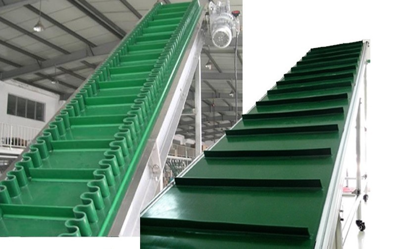 Incline Height Lifter Hopper PVC Conveyor Belt