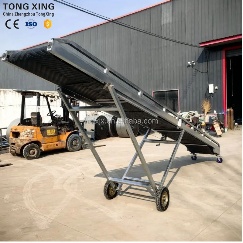 New Easy to Operate Automatic Industrial Heavy Duty Sand and Gravel Rubber Conveyor Belt Large Mining Belt Conveyor