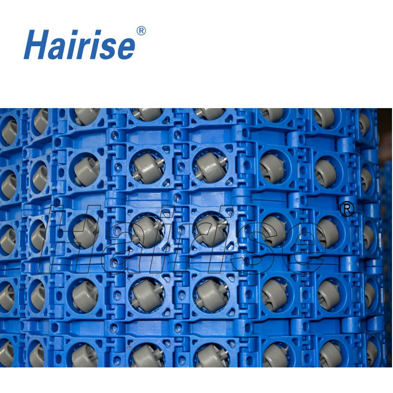 Hairise Plastic Modular Conveyor Belt with Roller