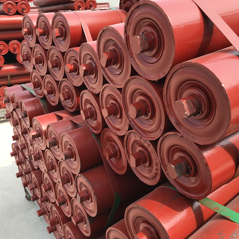 CEMA New Iron Roller Belt Conveyor Equal Troughing Idler Roller Conveyor for Manufacturing Retail Farm Mining Construction