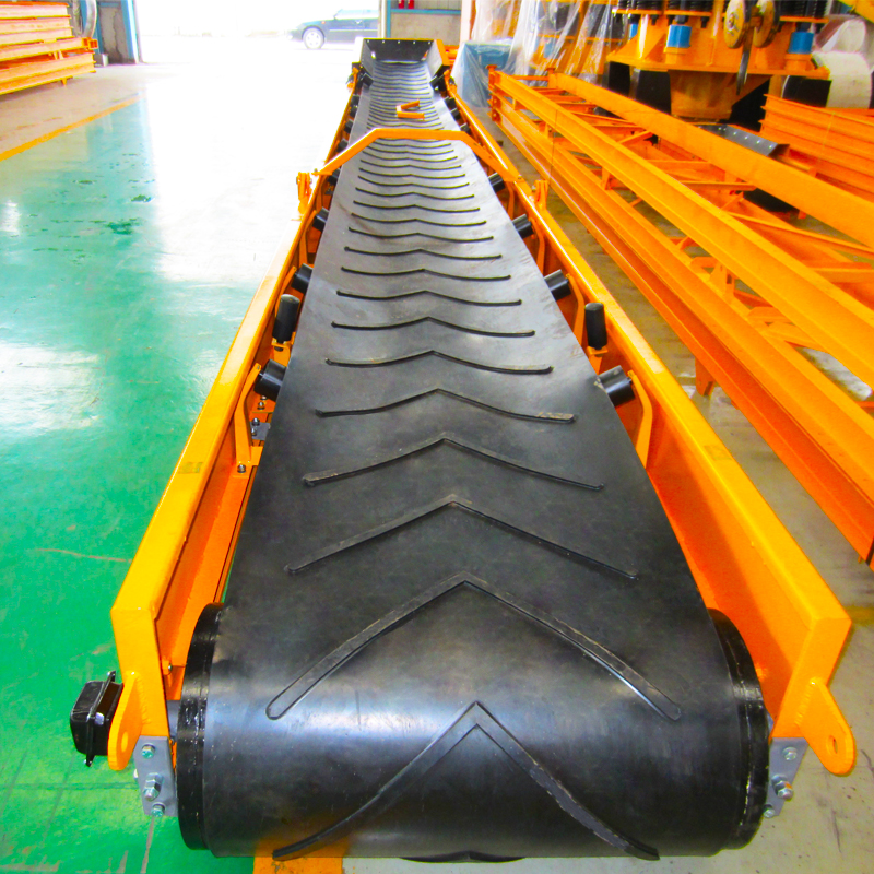 Speed-Adjustable Portable Belt Conveyor for Flexible Conveying Site Used in Mining Farming Logistic Area