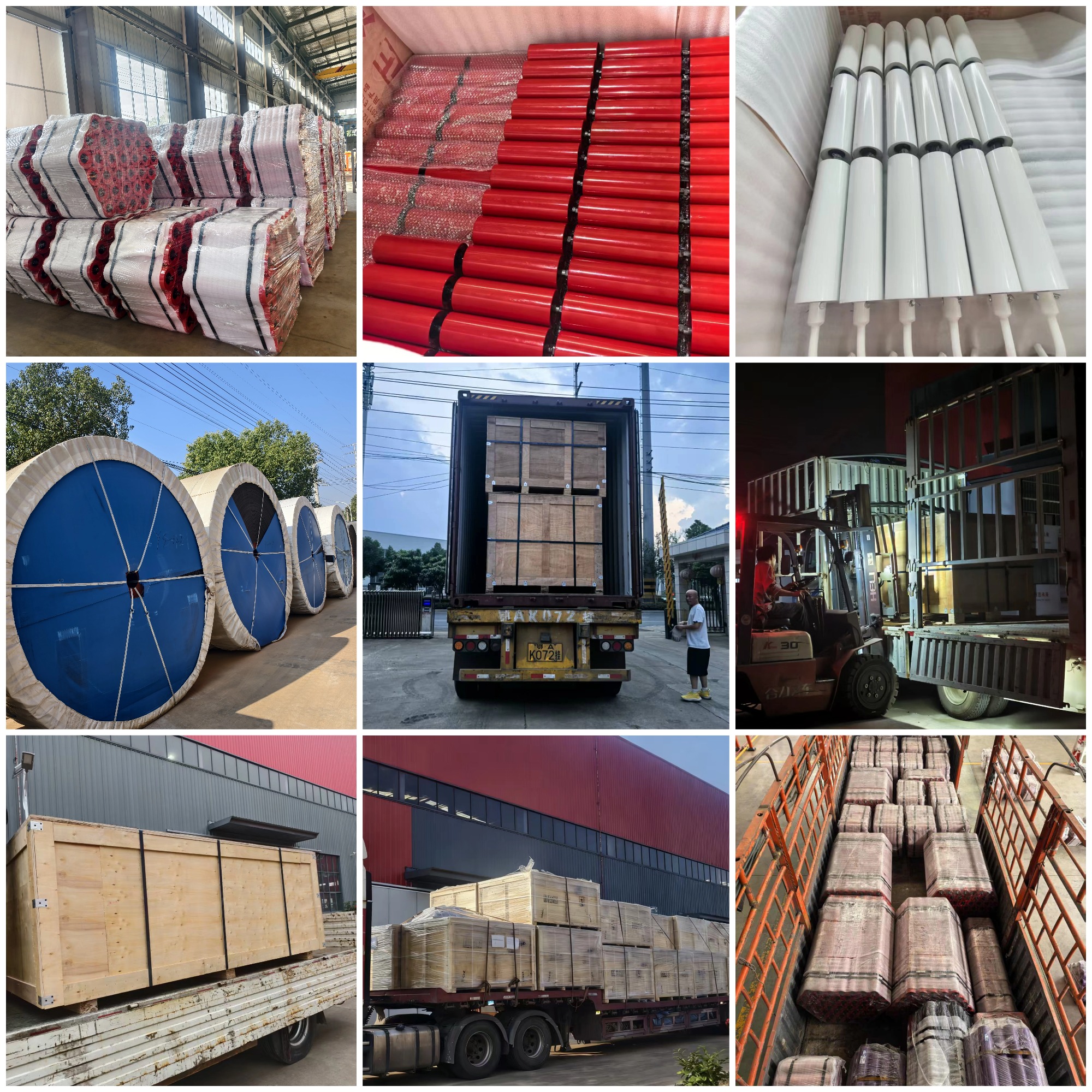 Competitive Price Factory Direct Durable Steel Double Sealed Bearing Oil/Fire/Heat Resistant Roller Belt Conveyor