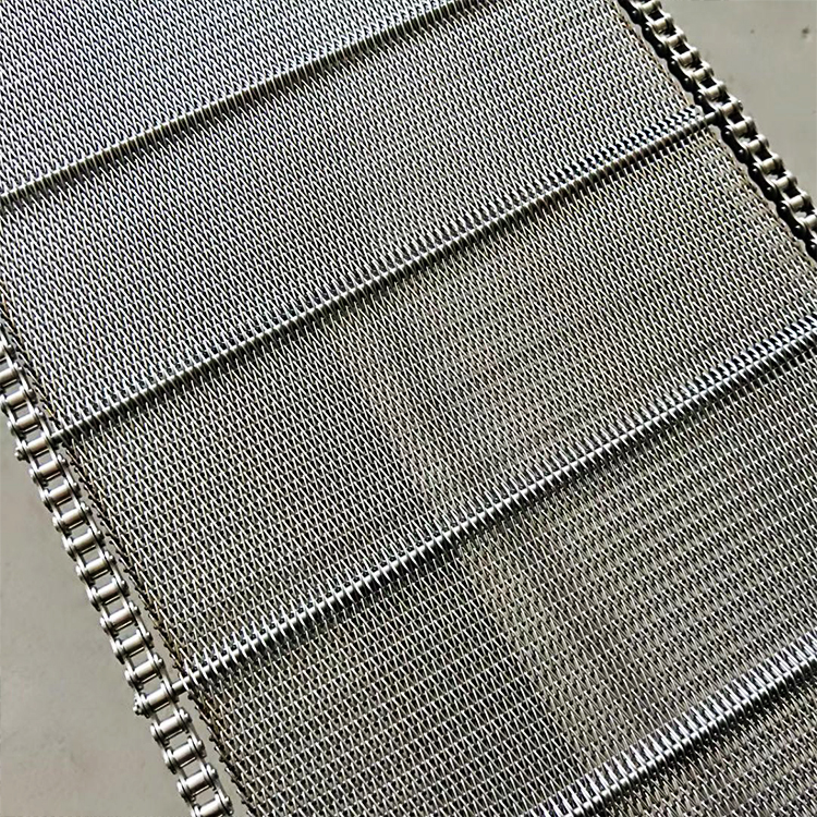 Food Grade Stainless Steel Wire Mesh Conveyor Belts Chain Link Conveyor Belts