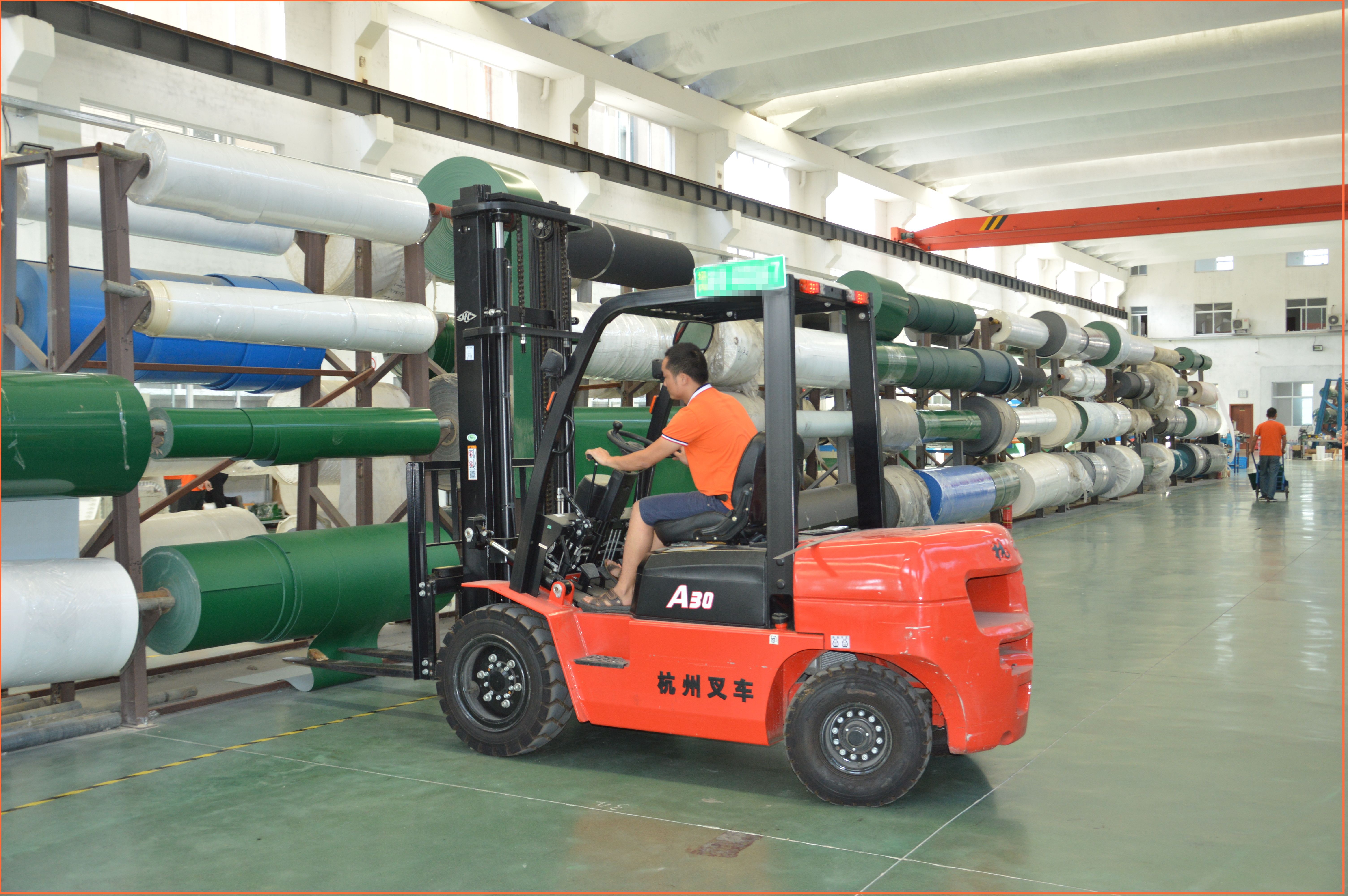 Conveyor belt manufacturing facility