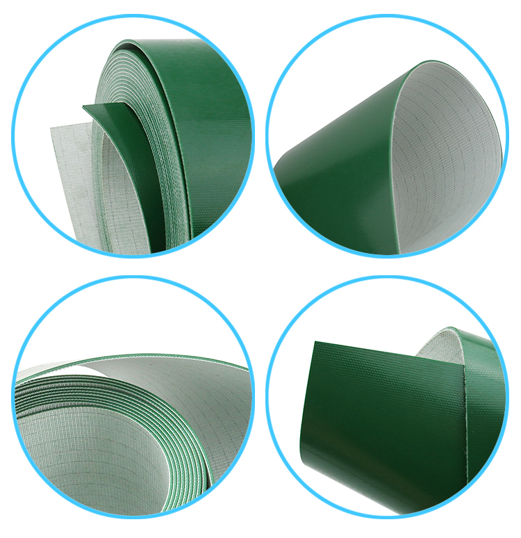 Smooth Surface Green PVC Farm Conveyor Belt/agricultural Conveyor Belts