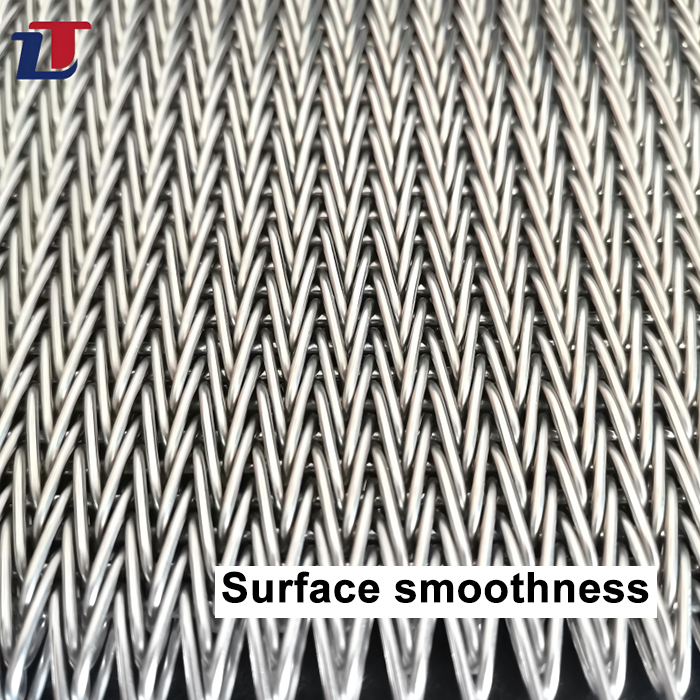 304 Food Grade Chain Metal Wire Mesh Heat Treatment Stainless Steel Double Spiral Conveyor Belt For Oven