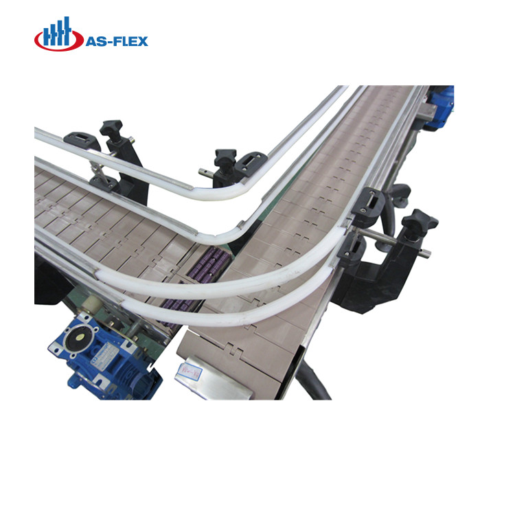 AS-FLEX AF10052 High Quality Oil Resistant Conveying Fruit Vegetable Meat Industry Plastic Modular Rubber Conveyor Belt 1 Year