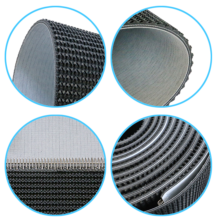 Pvc Conveyor Belt Black Pvc Rough Conveyor Belt With High Friction for Conveyor System