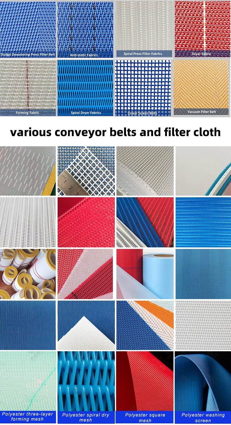 Customized Mesh Belts and Filter Cloths