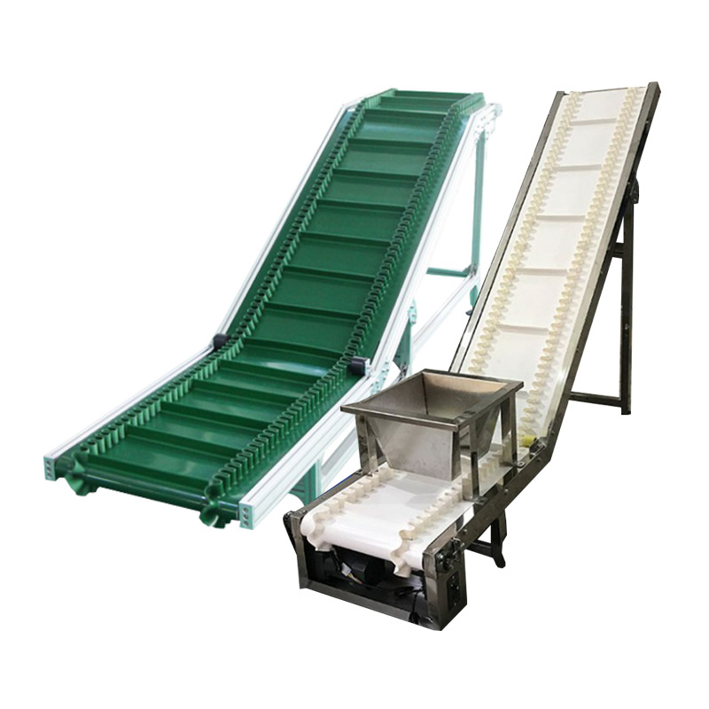 Incline Height Lifter Hopper PVC Conveyor Belt