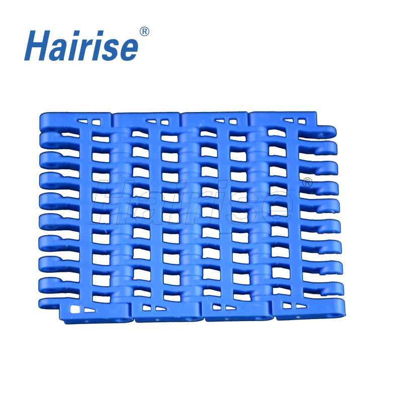 Hairise Flush Grid Industrial Plastic Modular Conveyor Belt Replacement 900 Series Modular Mesh Belt