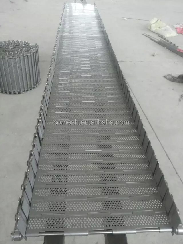 Galvanized steel conveyor belt
