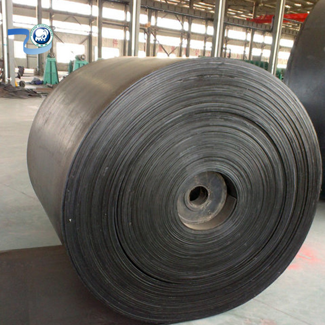 Customizable Industrial Strong Tensile Force PVC Solid Woven Core Flame-retardant Conveyor Belt with Factory Price