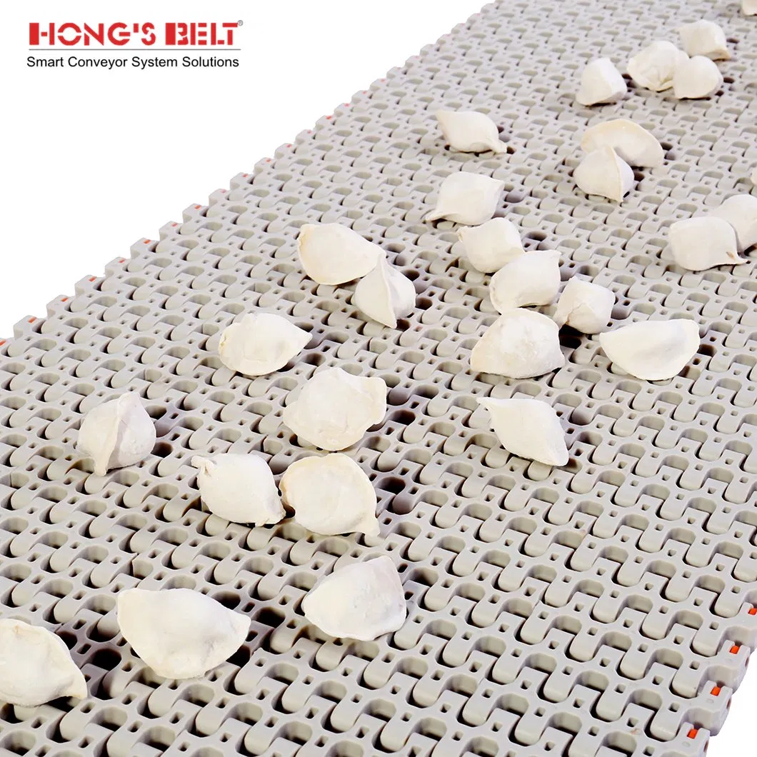 Hongsbelt Perforated Plastic Conveyor Modular Belt for Food Processing Line