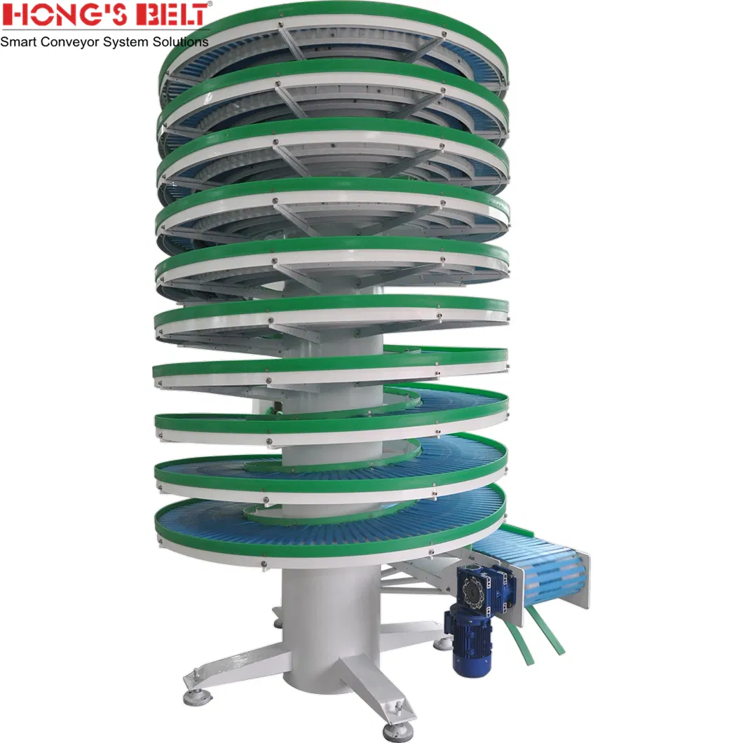 Hongsbelt Flat Top Plastic Conveyor Modular Chain Belt for Spiral Conveyors