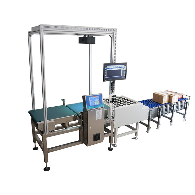Hi Speed High Accuracy Weighing Dimension Bar Code Scanning Package Sort Warehouse Sorting Conveyor Belts