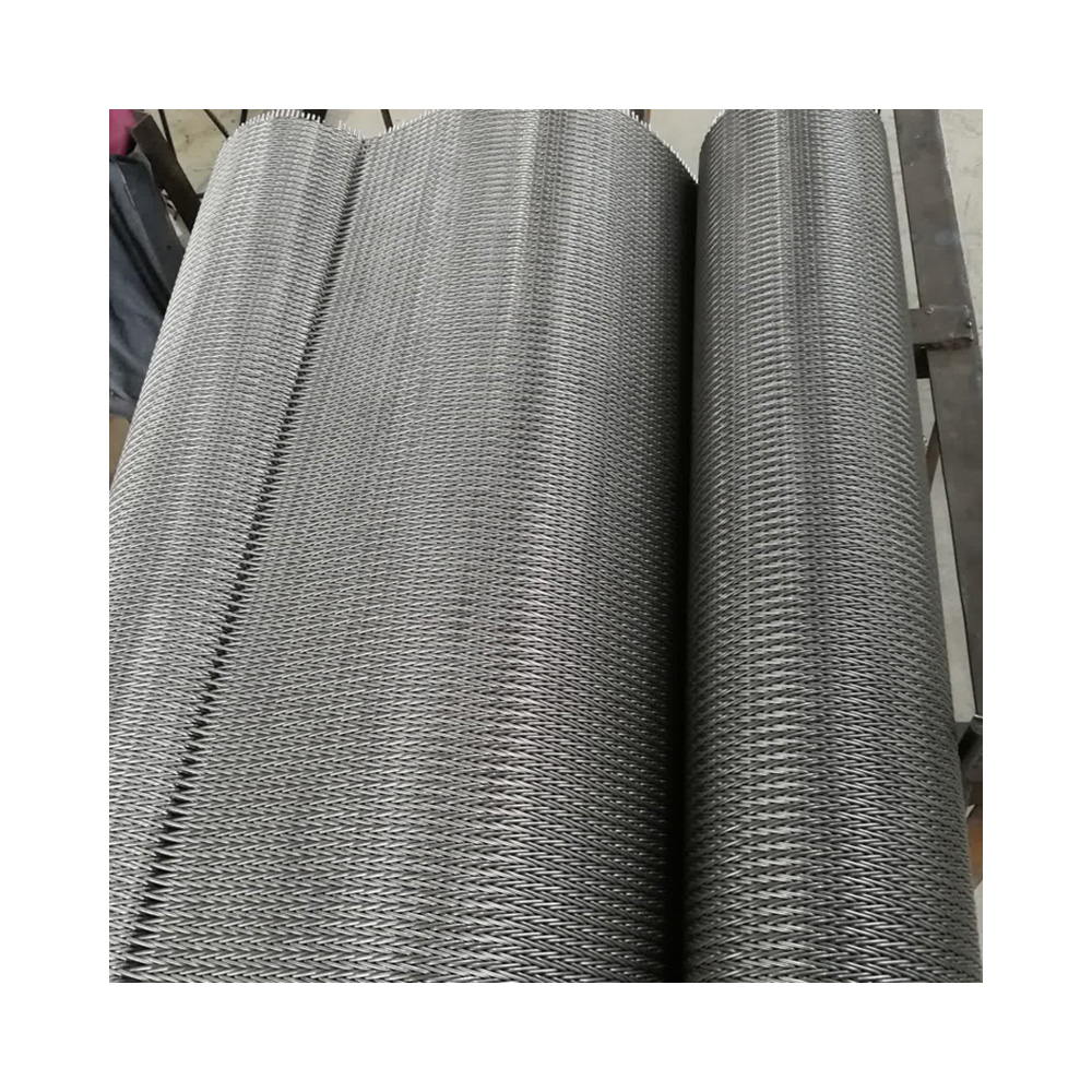 High Performance Oxidation Resistance Ni+Cr Spiral Baking Wire Mesh Conveyor Belt ISO9001 Certified Soft for Factory Industry