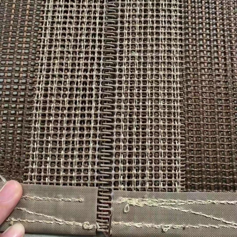 Customize Heat Resistant Ptfe Coated Fiberglass Open Mesh Conveyor Belt for Dryer Machine