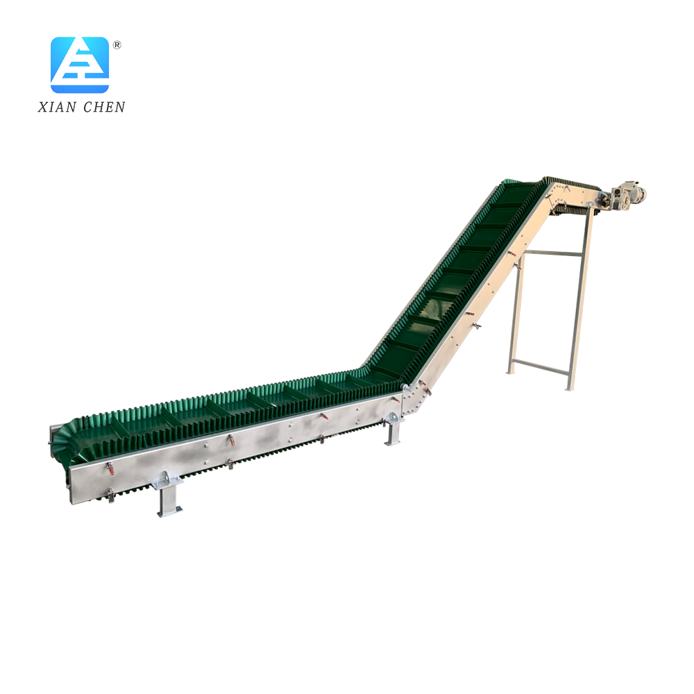 Belt Conveyor Customized Inclined Conveyor Machine Food Grade Conveyor