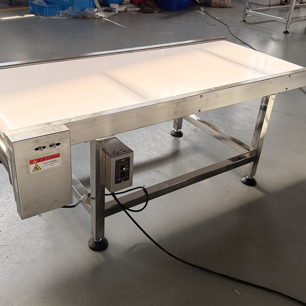 Candy Snack Sub-packaging Conveying Assembly Line Sanitary Standard Food Grade Mini Turning Belt Conveyor Snack Food Factory