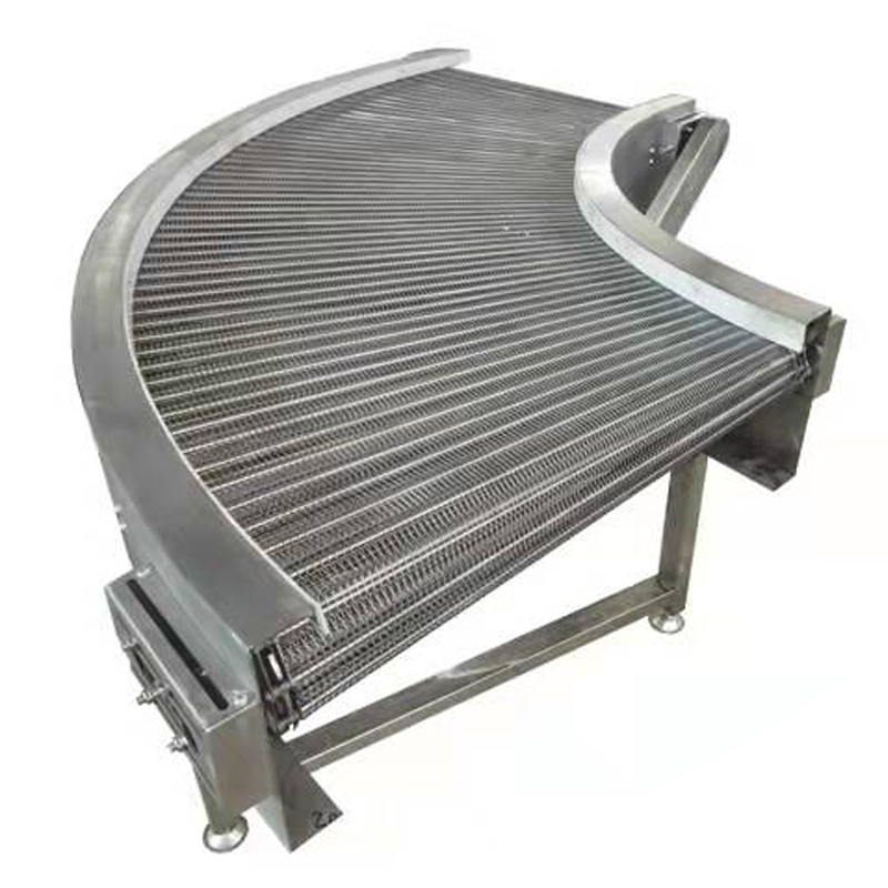 Turning Chain Mesh Belt Conveyor