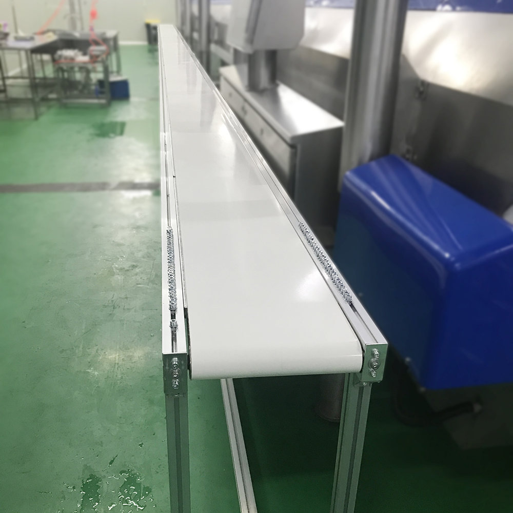 Injection Molding Runner Material Recycling Conveying Line Dirty Resistant Inclined Belt Climbing Conveyor Plastic Factory