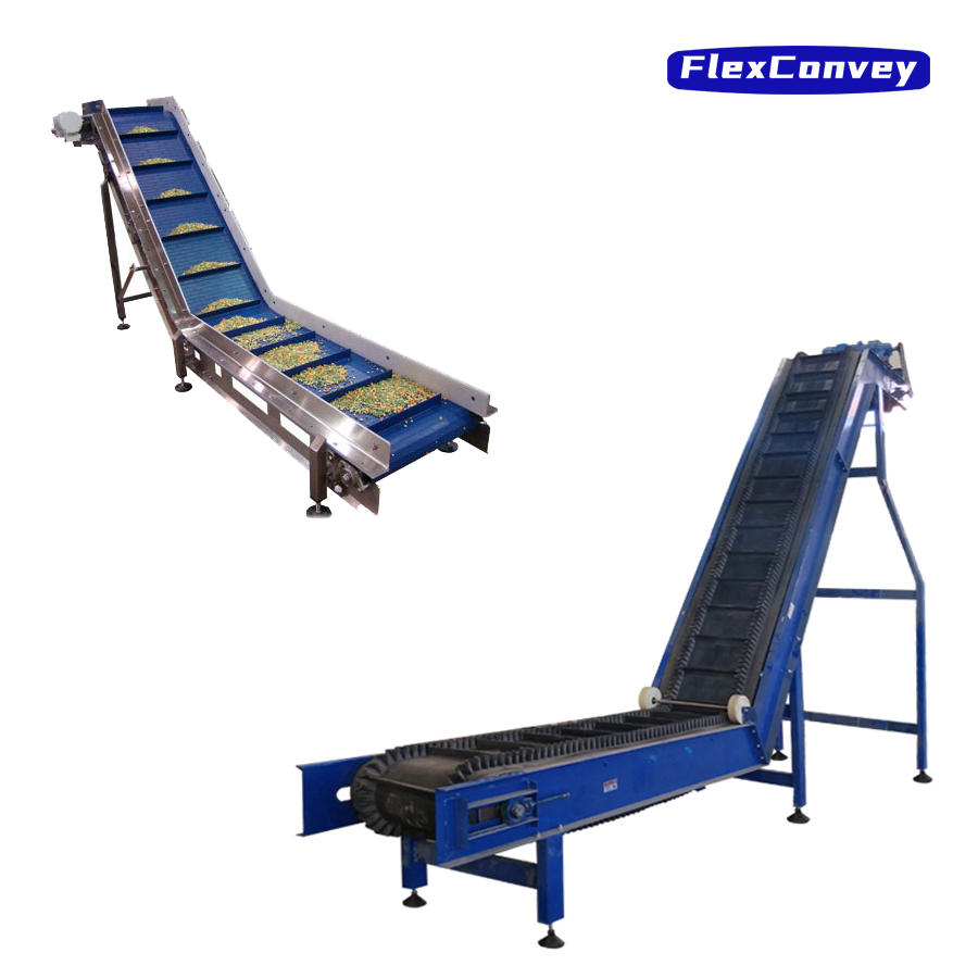 OEM Automatic Z Type Belt Conveyor Incline Bucket Elevator Lifting Belt Conveyor System Skirt Conveyor