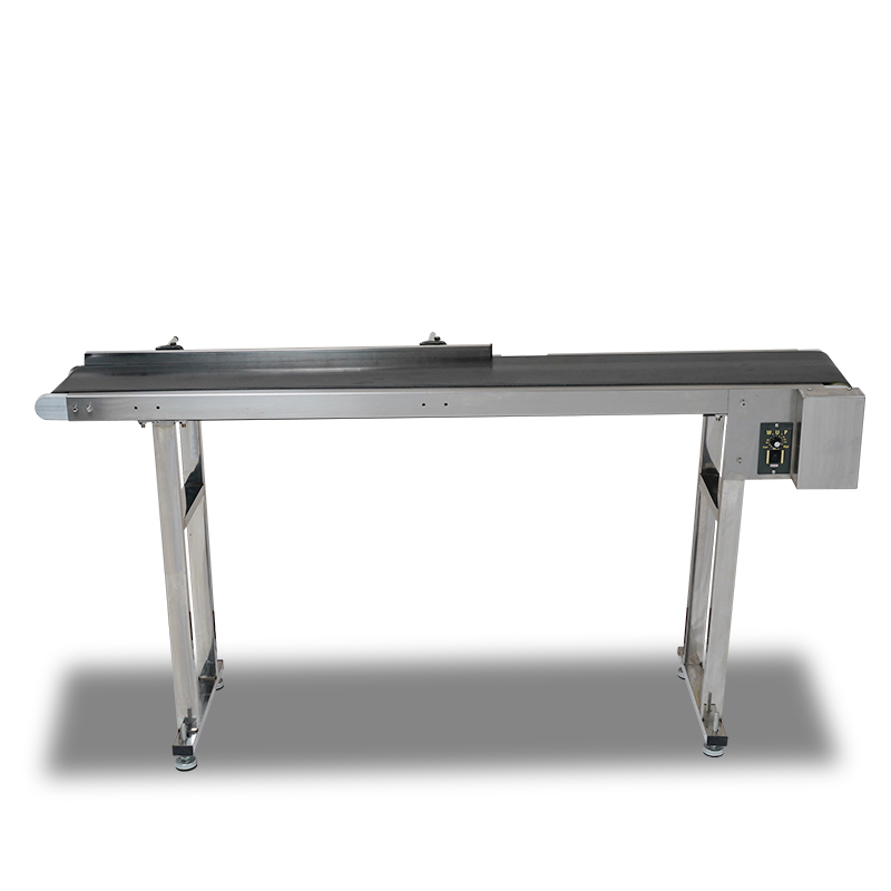 Stainless Steel Conveyor Belt 1.5m Rubber Belt Conveyor Used For Continuous Inkjet Printers