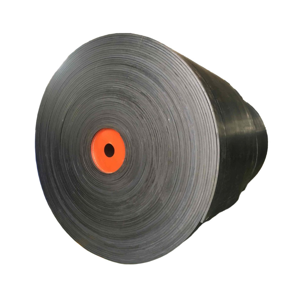 Customizable Industrial Strong Tensile Force PVC Solid Woven Core Flame-retardant Conveyor Belt with Factory Price