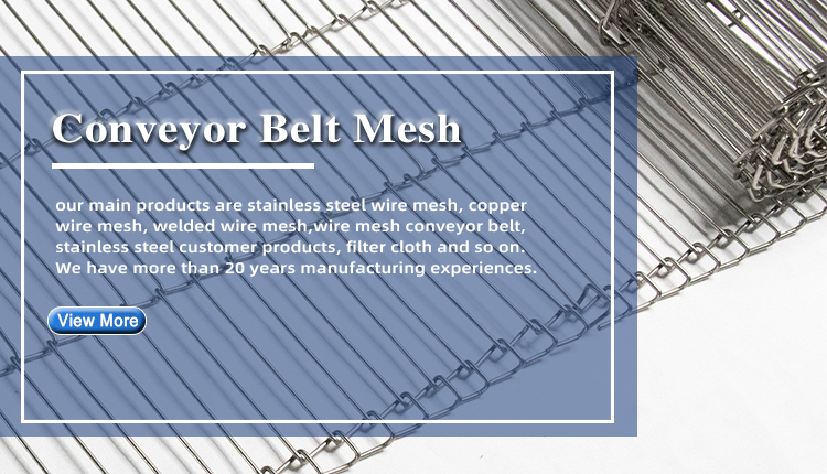 Flat Mesh Conveyor Belt