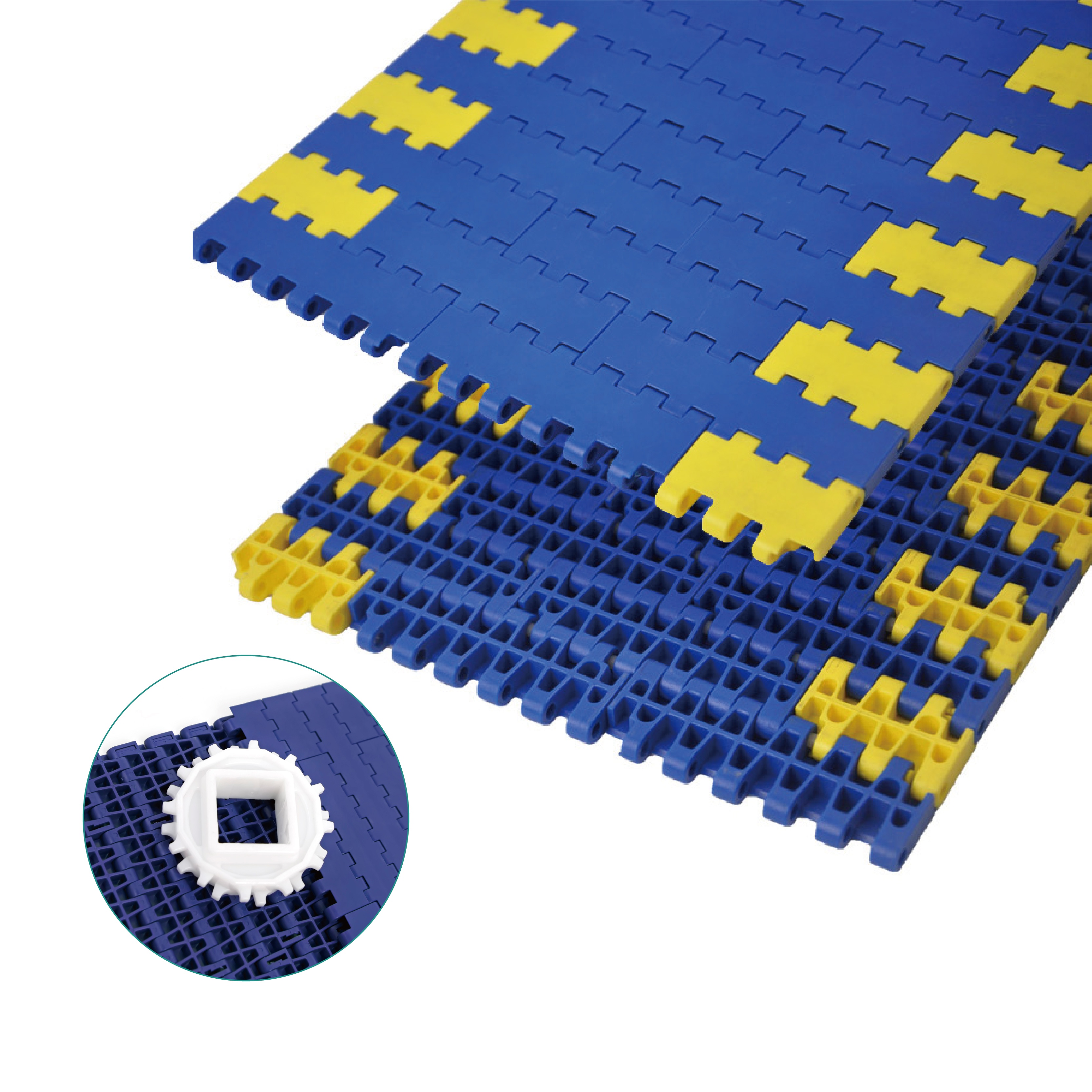 Nylon Belt Modular Heavy Duty Belt Conveyor for Food Industry and Mining New