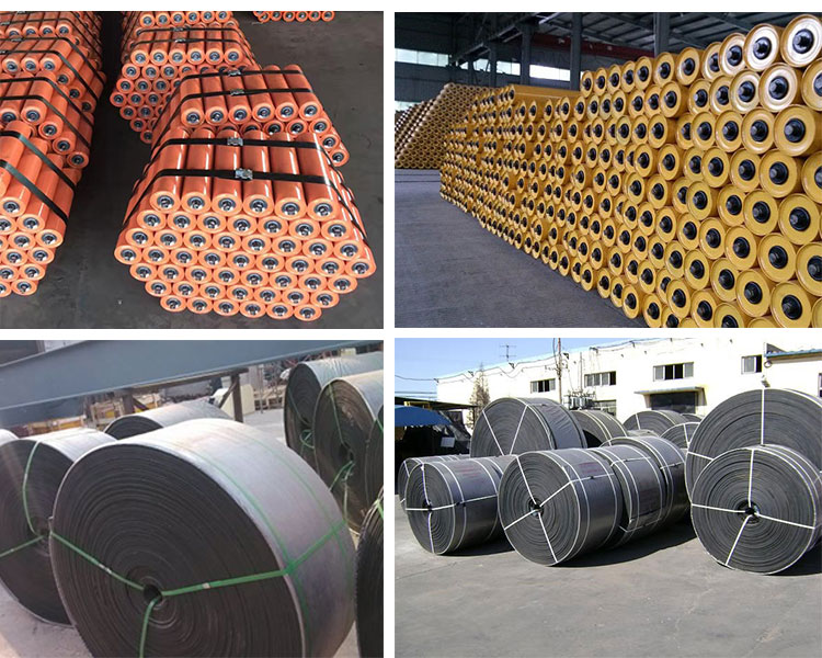 Large Inclined Belt Conveyor in Energy & Mining Plant