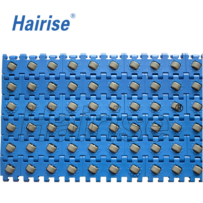 Hairise Plastic Modular Conveyor Belt with Roller