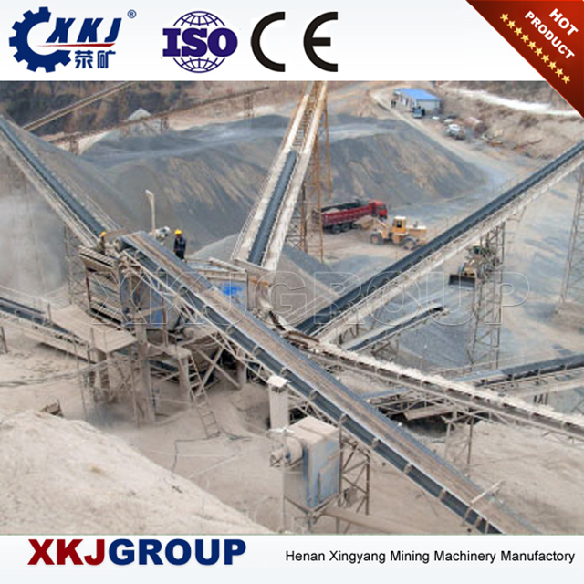 New Design Mine Rubber Belt Conveyor for Stone Crushing Line Factory Price