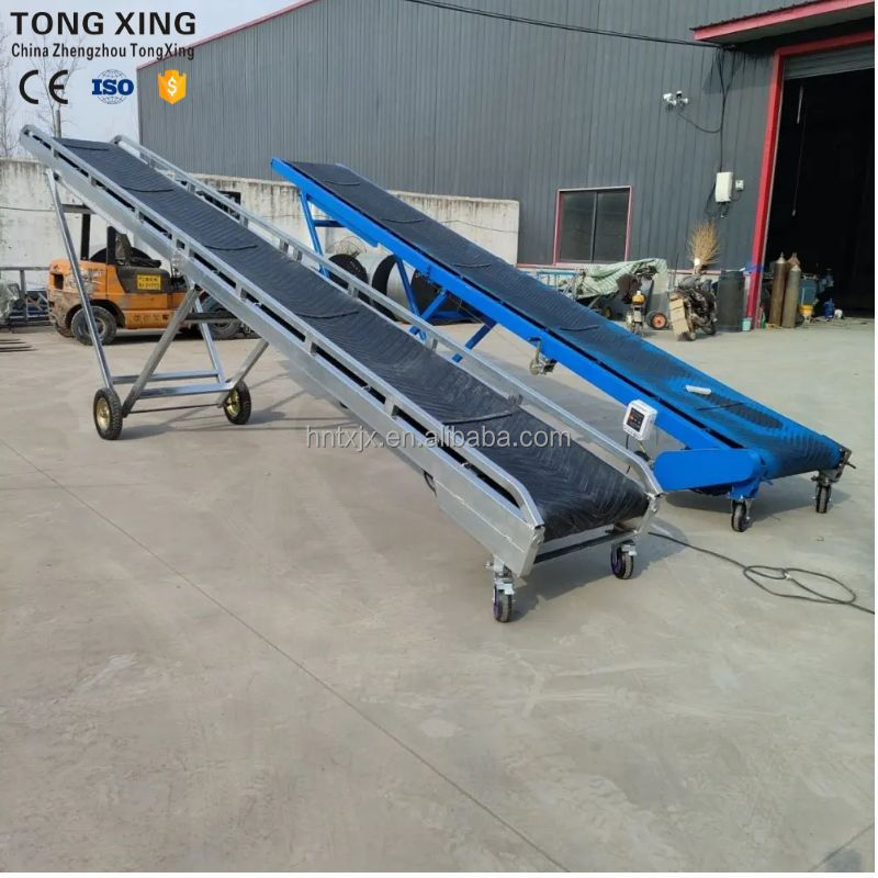 New Easy to Operate Automatic Industrial Heavy Duty Sand and Gravel Rubber Conveyor Belt Large Mining Belt Conveyor
