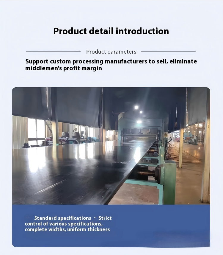 Four-layer Wear-resistant and Cold-resistant Nylon Polyester Rubber Conveyor Belt for Industrial Wharf, with Price Available