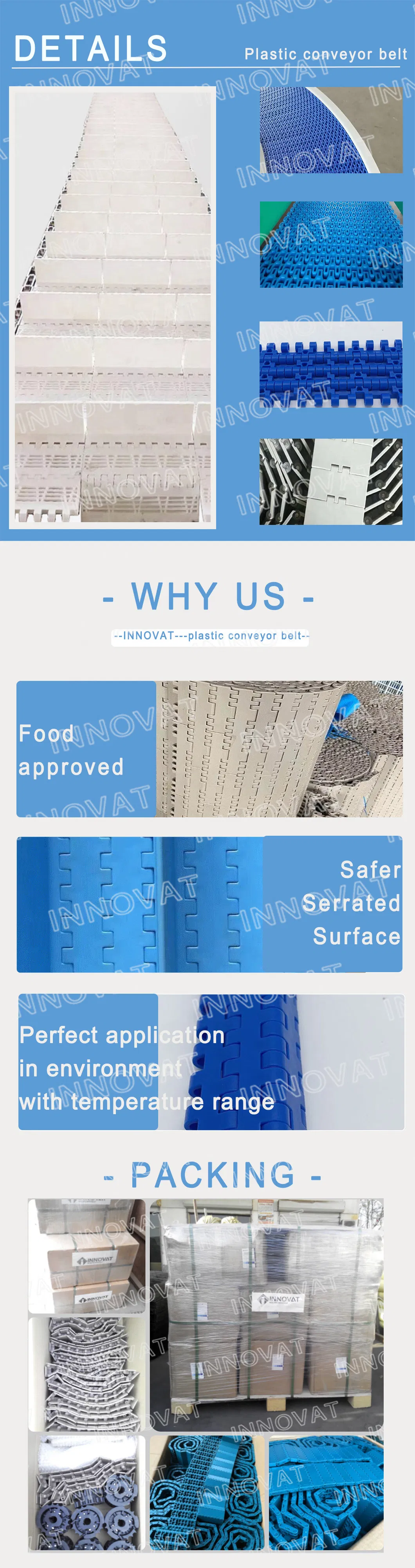 Plastic Modular Belt Detailed 5