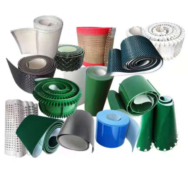 Custom PVC Mining Coal Pattern Smooth Logistics Ceramic Industrial Factory Manufacturer Flat Transmission Conveyor Rubber Belt