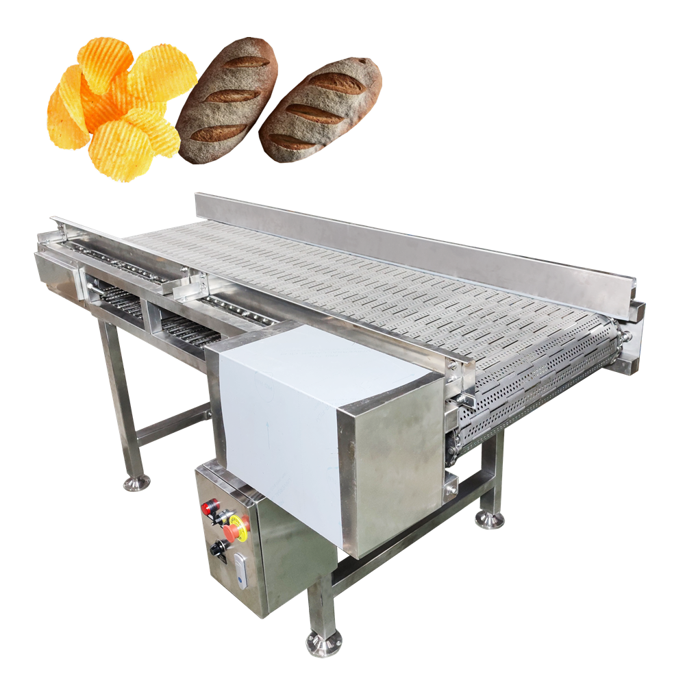 Focus Machinery Customizable Food Grade Heat Resistant Horizontal Wire Mesh Belt Conveyor-Stainless Steel Restaurant Use