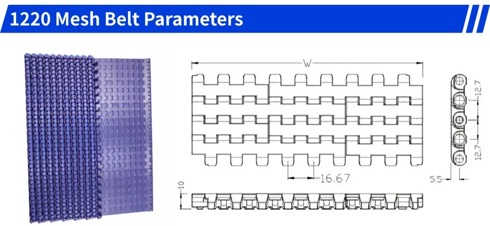 Conveyor Belt Mesh Structure