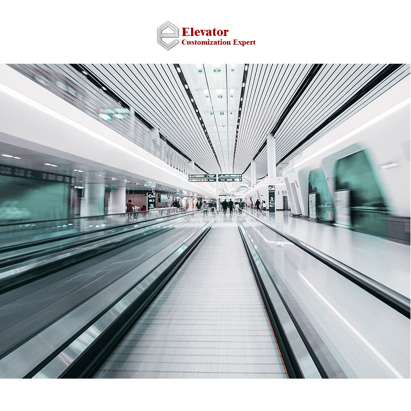 China Tailor Made Energy Efficient 0.25m/s Automatic Sidewalk Corrosion Resistant Airport &amp; Mall Passenger Conveyor