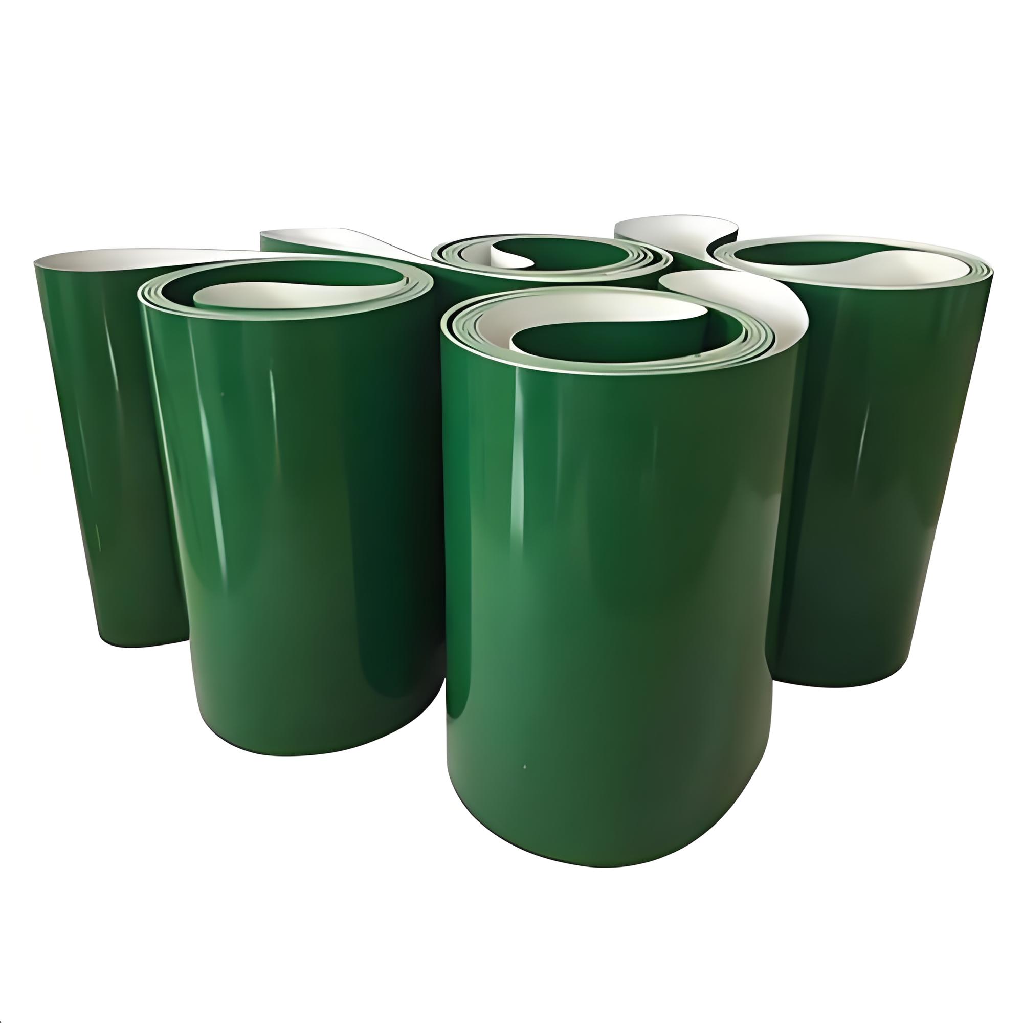 HEZI Black Blue Green PVC Wear-Resistant Heat-Resistant Conveyor Belt for Food Industry with Cutting Service Model 100