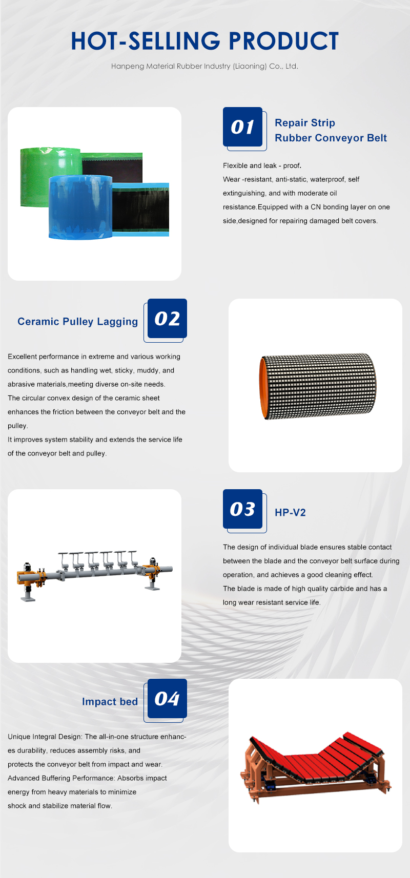 Conveyor components 1