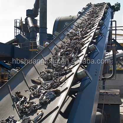 Anti-slip Ripstop Reinforced Industrial Rubber Conveyor Belt with Cleats/chevron Pattern Belt
