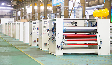 Laminating machine area
