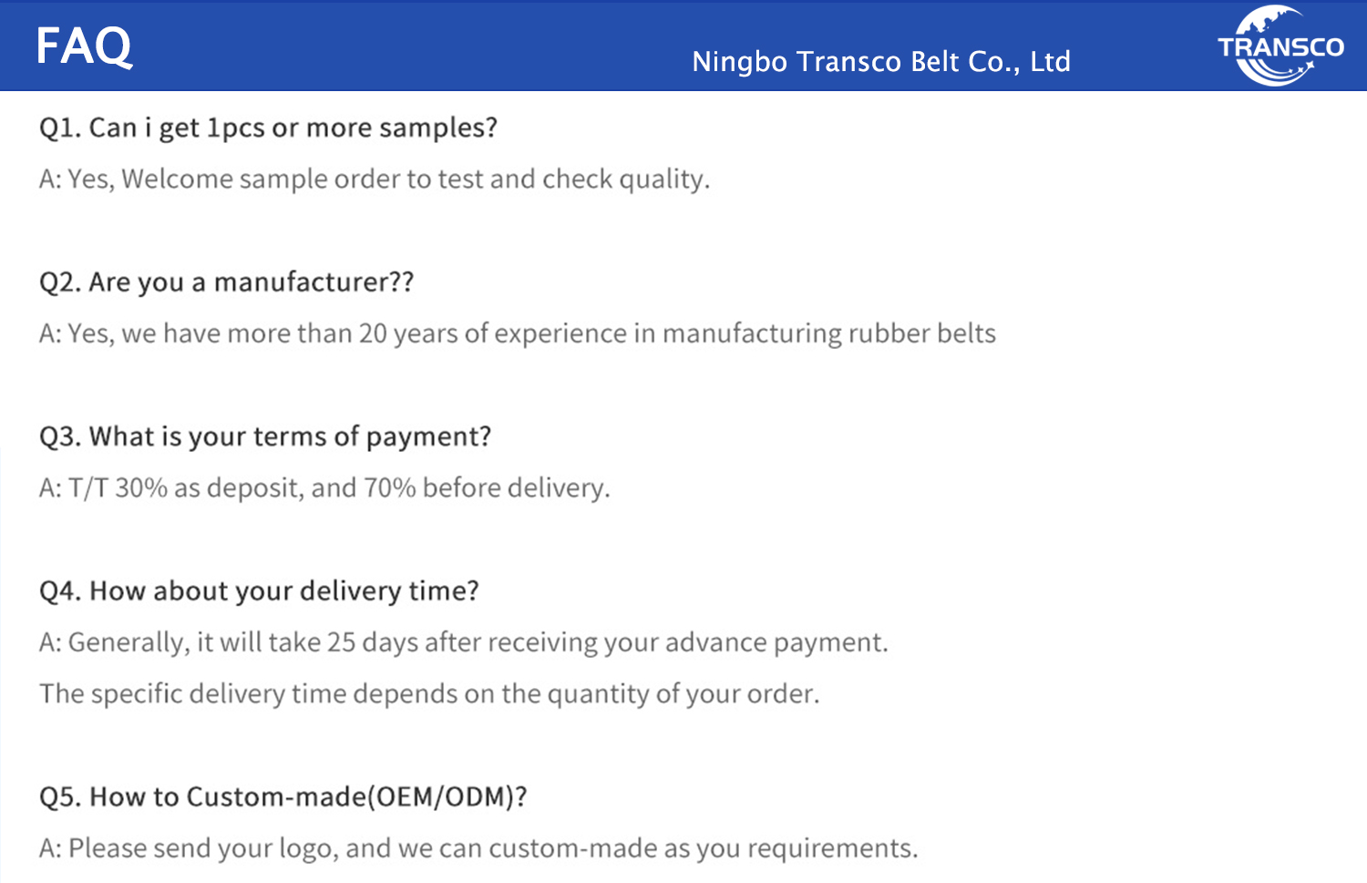 Conveyor Belt Production Workshop