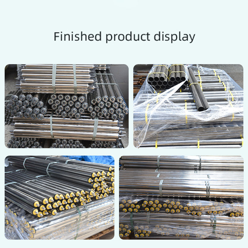 New Stainless Steel Carbon Steel Driven Roller Conveyor Belt Rubber-Coated Rollers 1 Year Warranty Food Grade