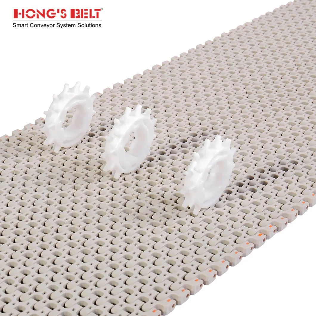 Hongsbelt Perforated Plastic Conveyor Modular Belt for Food Processing Line
