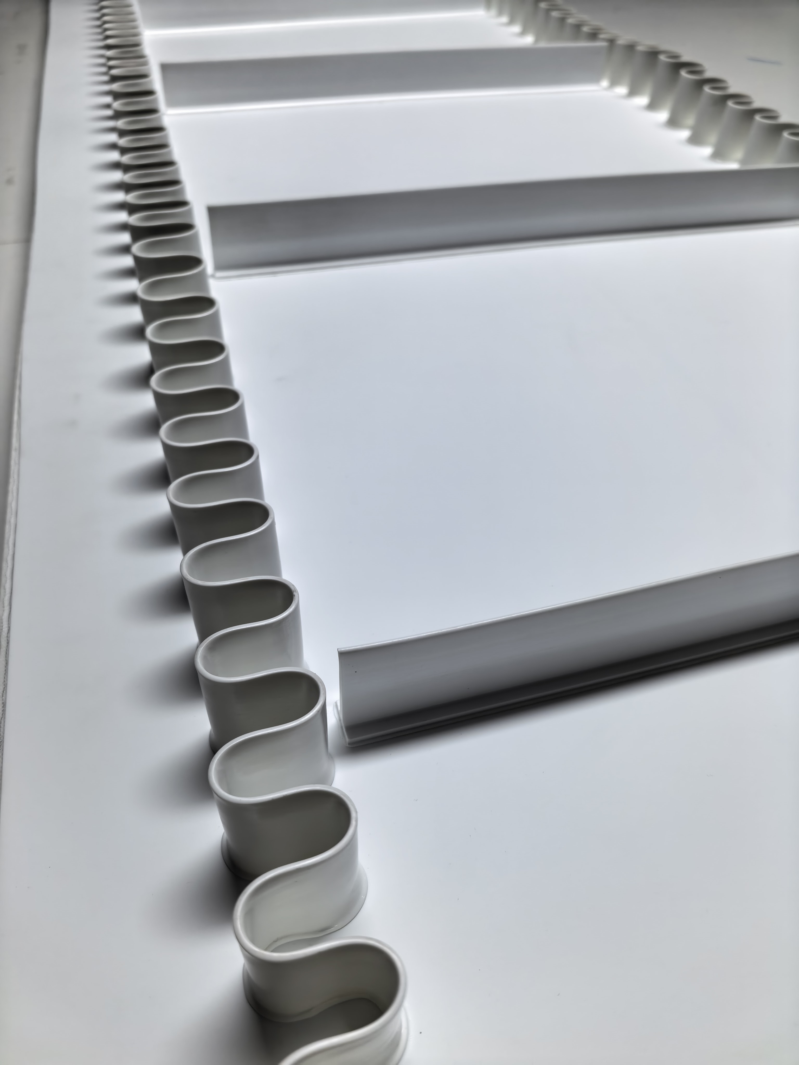 AMIAO 1.8mm Food Grade White PU Conveyor Belt | Heat-Resistant Anti-Static Anti-Bacterial | Custom Size